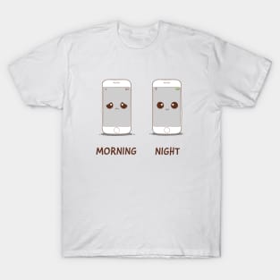 Morning and night T-Shirt